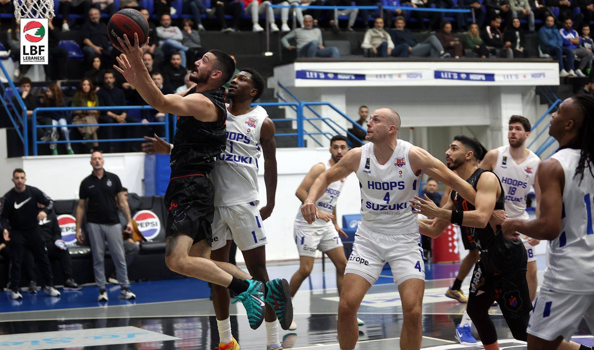الانتصار السابع لهوبس في بطولة لبنان