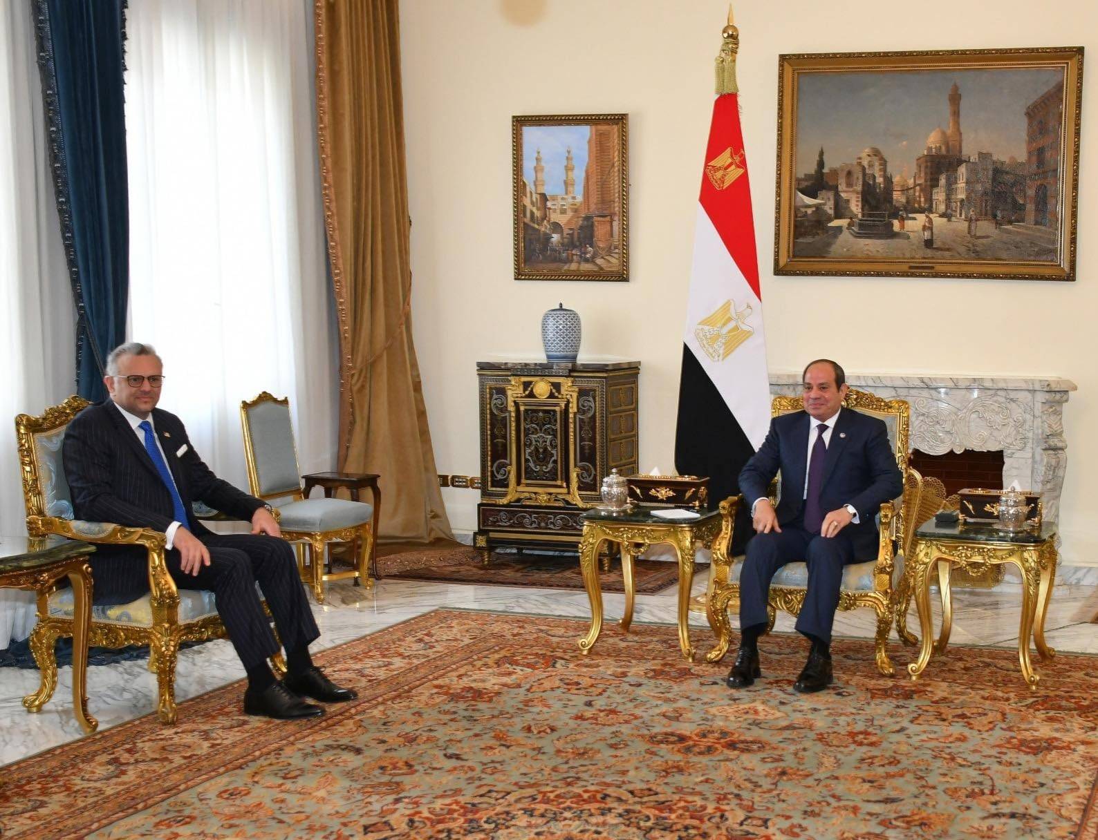 لقاء مصري-أميركي حول الأزمات الإقليمية والأمن المائي