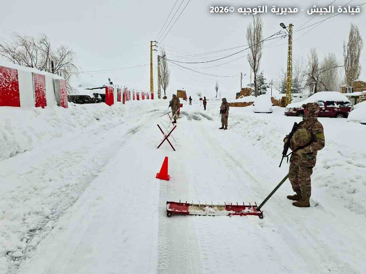 لبنان تحت تأثير المنخفض الجوي : أمطار غزيرة وثلوج... إنهيارات... قطع طرق... وأضرار في المزروعات والكهرباء