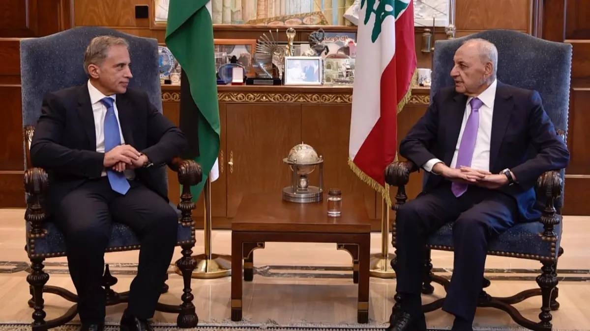 بري يستقبل رئيس حكومة الاردن والموفد السعودي في عين التينة