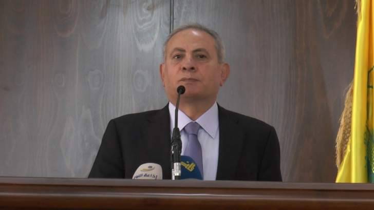 حميد: إعادة البناء والحياة حقنا ومشروع قانون الفجوة المالية لن يمر بشكله الحالي