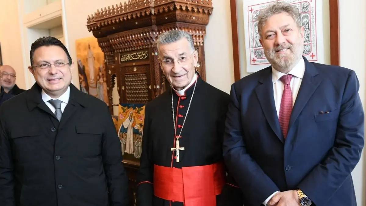 الراعي بحث ملفات سياسية مع افرام والخازن