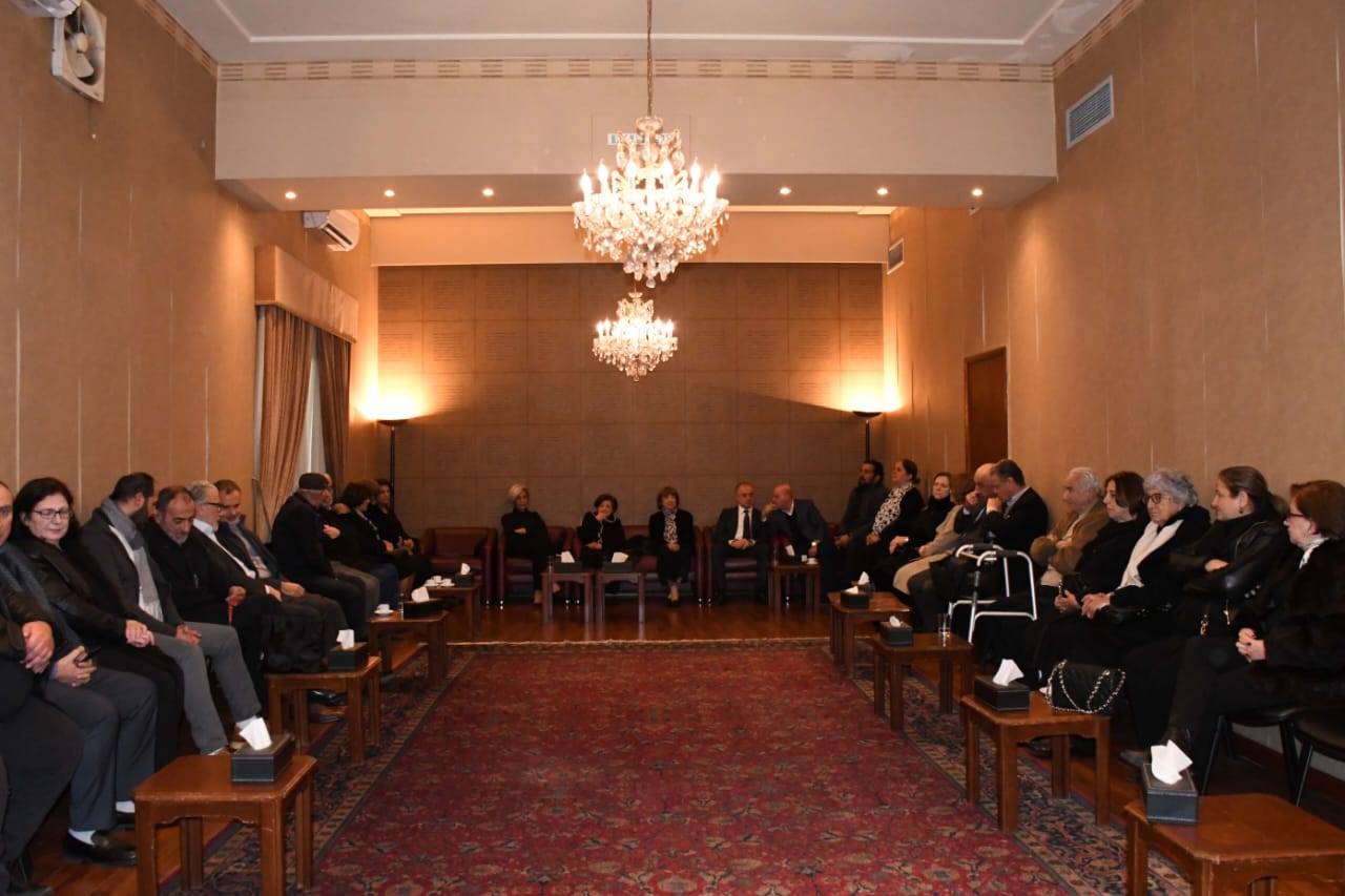 صفيّة وأليسار سعادة تقبلتا التعازي بوفاة شقيقتهما راغدة