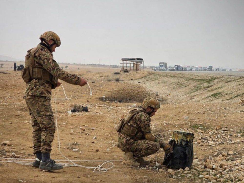 تفكيك كمية ضخمة من المتفجرات في طريق حلب – الرقة