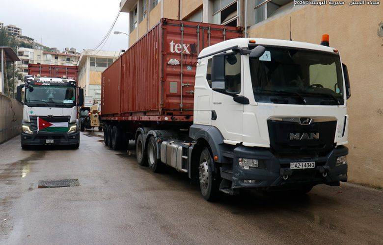 ... وهبة مساعدات غذائيّة من الأردن