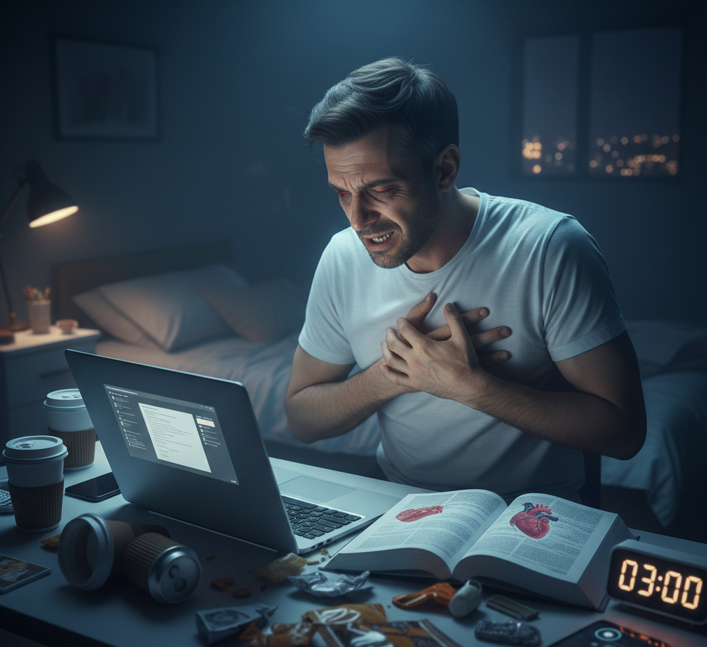 الرابط الخفي بين السهر والنوبات القلبيّة