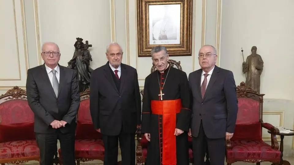 لقاءات سياسية في بكركي