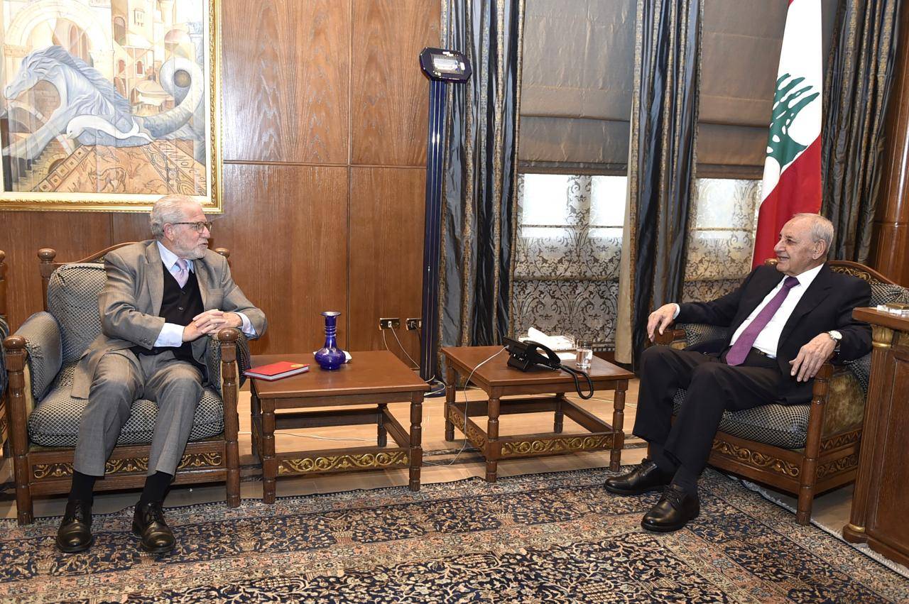 بري التقى سفير اسبانيا ومنصوري