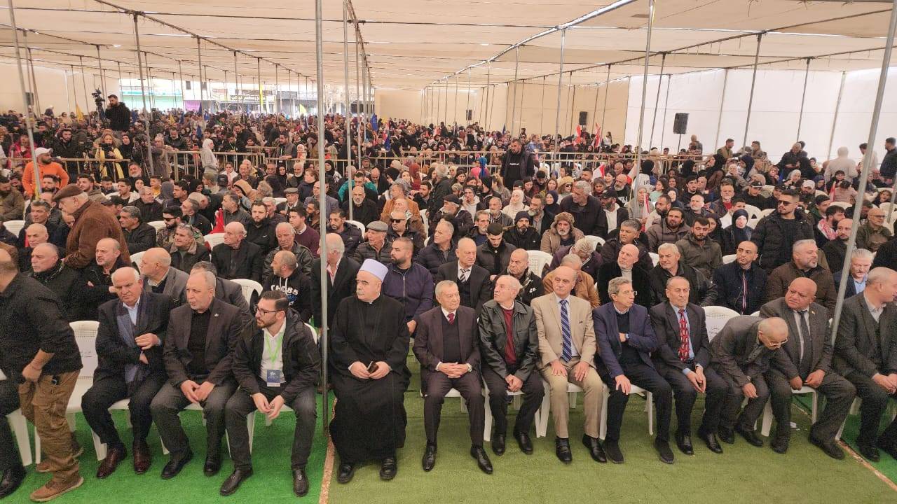 مهرجان حاشد لحزب الراية الوطني في بعلبك يكرّس تموضعه السياسي والانتخابي
حجازي: المقاومة خيارنا والدولة العادلة معركتنا
قماطي: قرار المقاومة لبناني ولا علاقة له بمفاوضات إيران