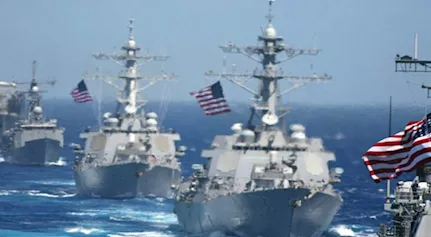 البحرية الأميركية الضاربة عبرت بحر العرب