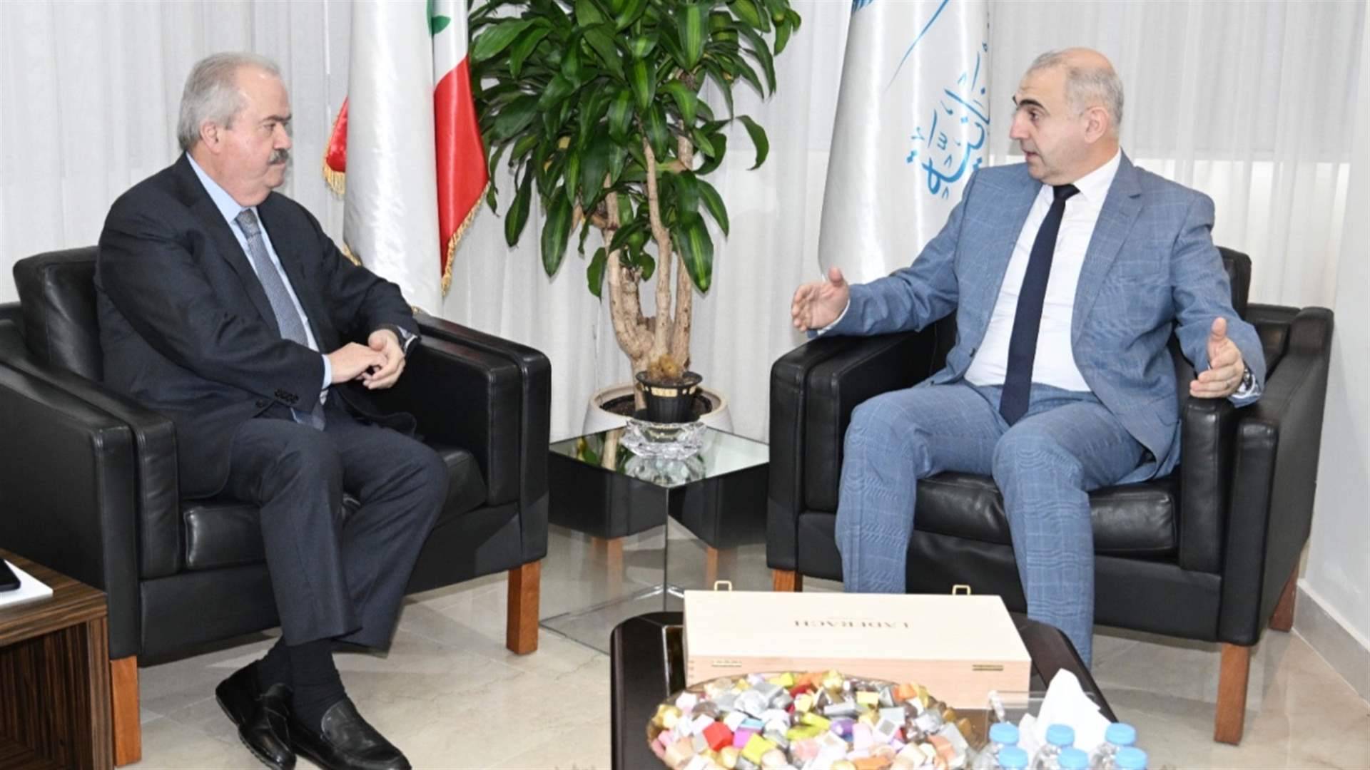 جابر بحث مع بدران "ملف التفرغ" في الجامعة اللبنانية