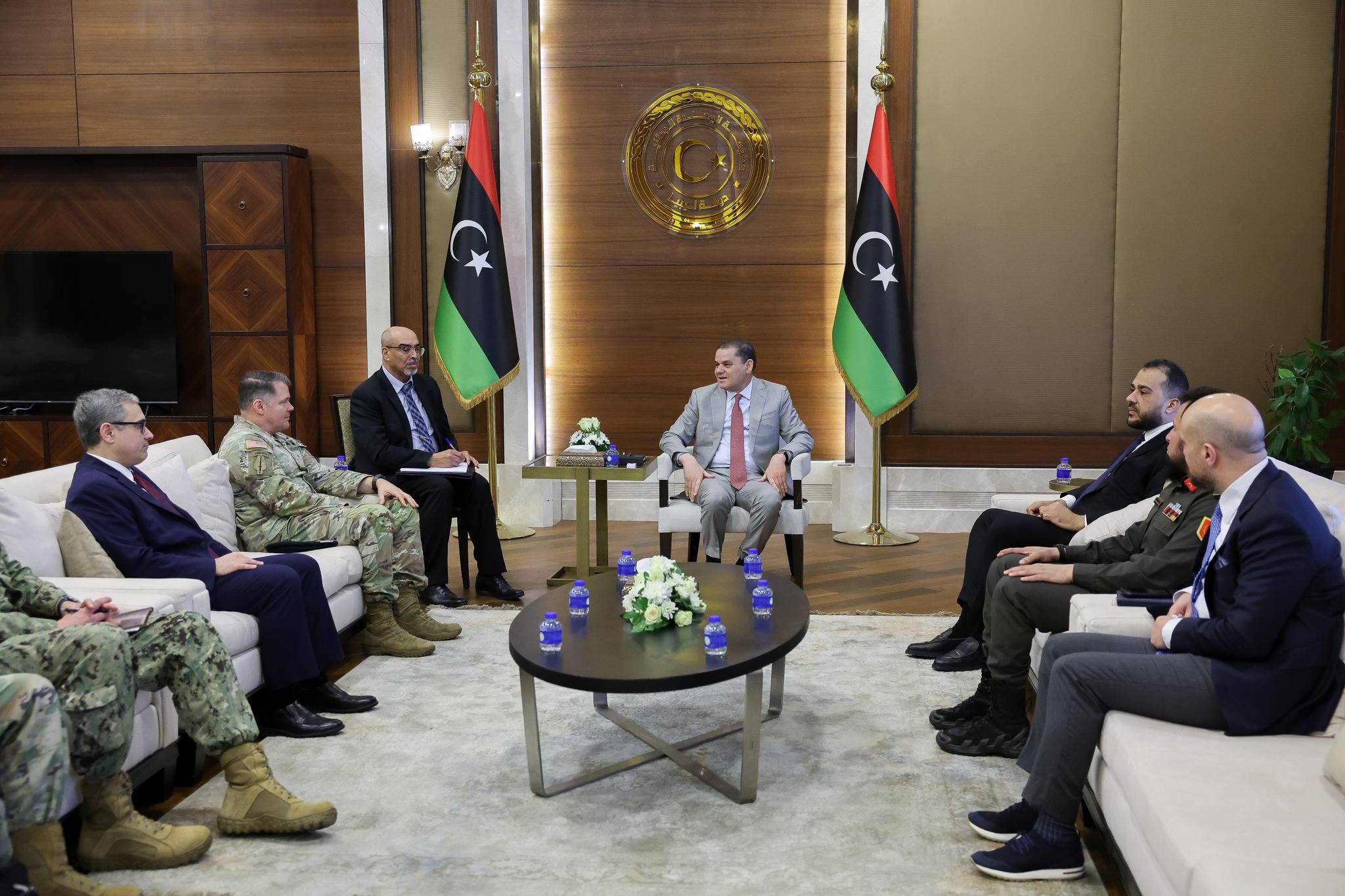 ليبيا: محادثات بين الدبيبة وقائد "افريكوم"