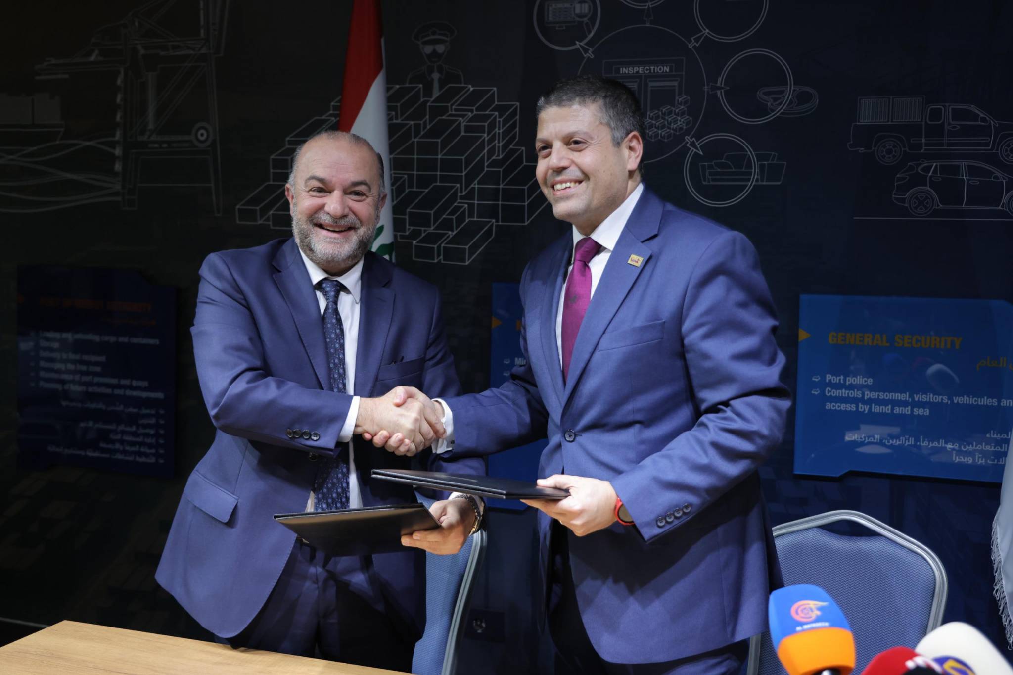 مذكرة تفاهم بين مرفأ بيروت ومجلس الإعمار