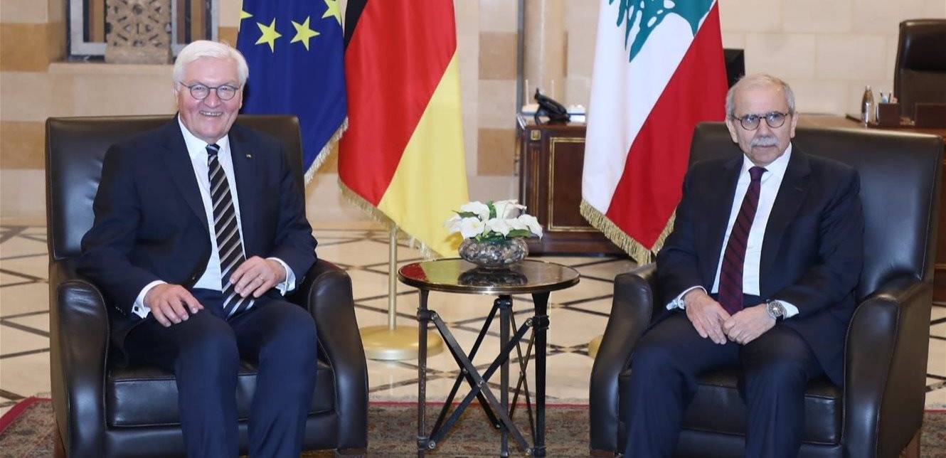 سلام وشتاينماير يبحثان الإصلاحات وحصر السلاح بعد "اليونيفيل"