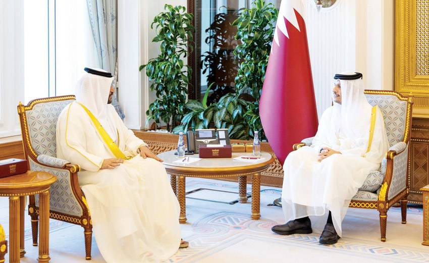 ولي عهد البحرين في قطر