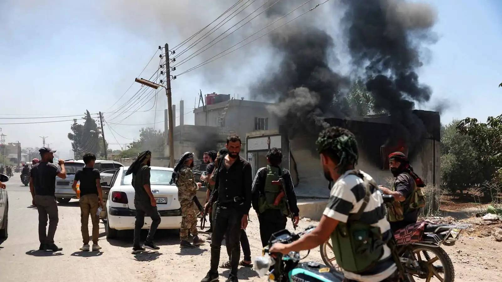 إصابات في انفجار سيارة محملة بالاسلحة جنوب السويداء