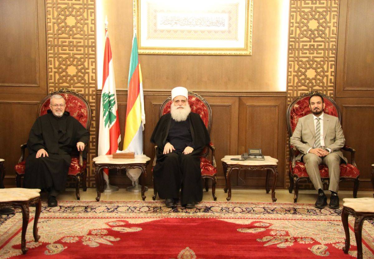 أبي المنى يستقبل وفدَي “الشيعي الأعلى” و“الأخوّة الإنسانية”