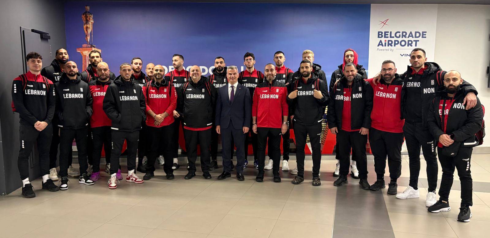 انطلاق تحضيرات منتخب لبنان في صربيا… في الاستقبال السفير جبر