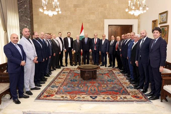 إستقبالات الرئيس عون في بعبدا