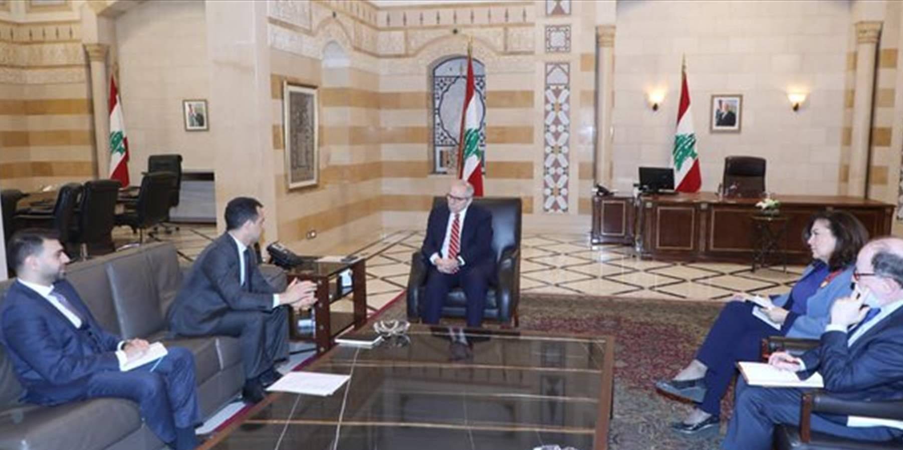 اجتماع بين سلام والبنك الأوروبي: دعم مسار الإصلاحات وتعزيز التعافي الاقتصادي