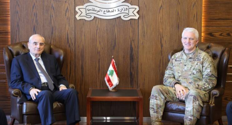 منسى يبحث مع ملحق الدفاع الأميركي سبل دعم الجيش