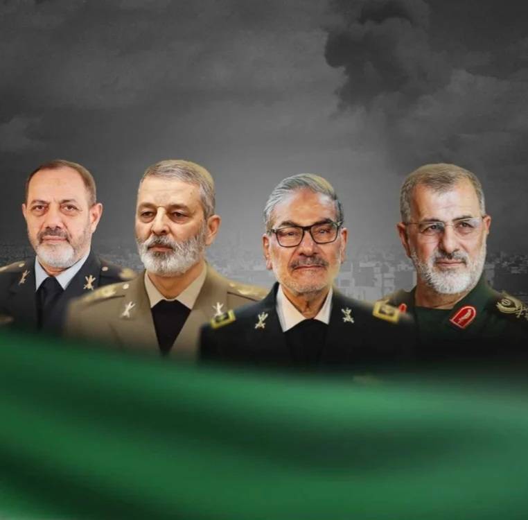 إيران تنعى عدد من قادة القوات المسلحة