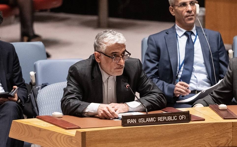 المندوب الايراني في مجلس الأمن: مبررات الهجوم الأميركي غير مشروعة