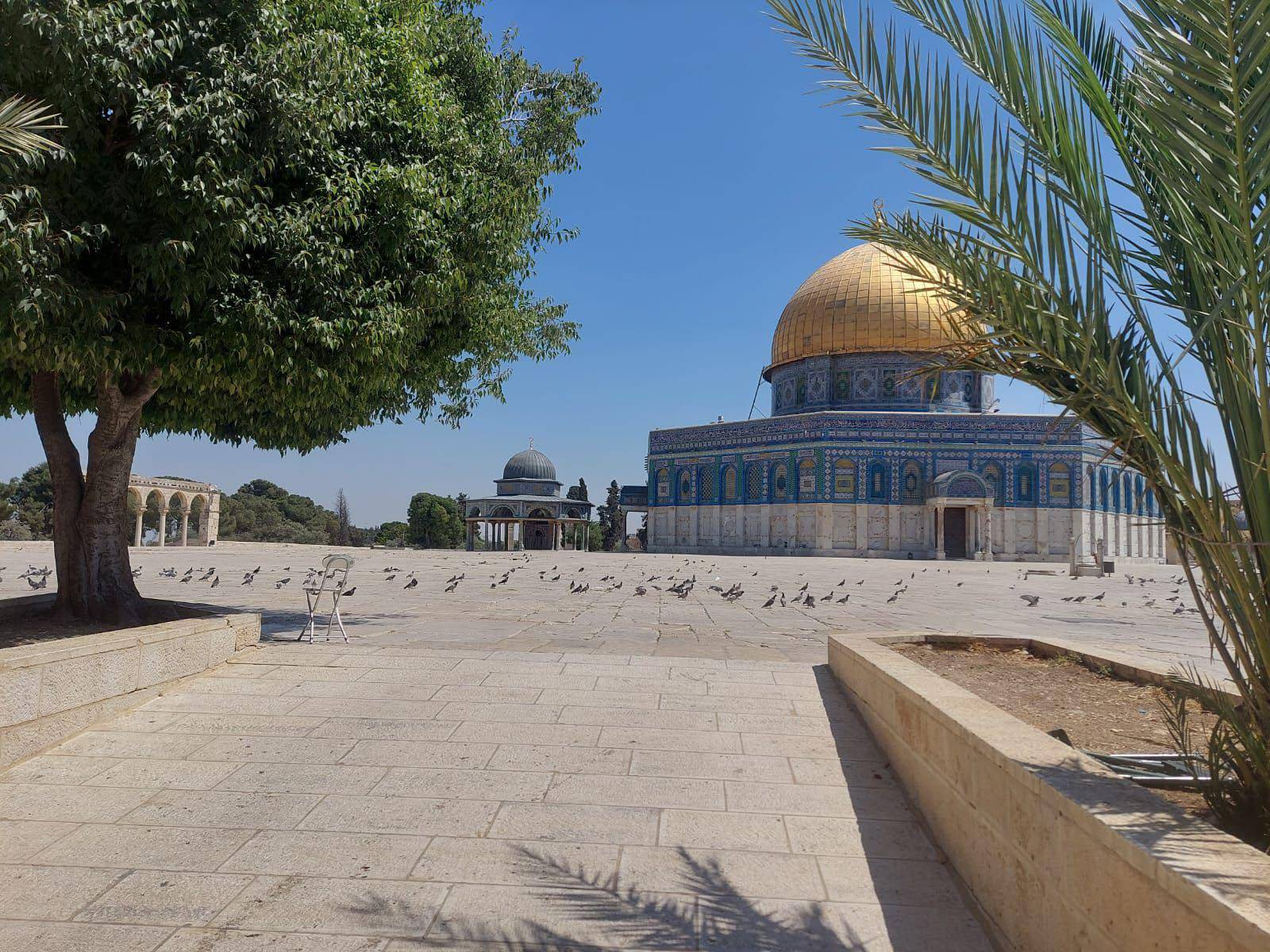 إغلاق المسجد الأقصى والحرم الإبراهيمي بحجة الحرب