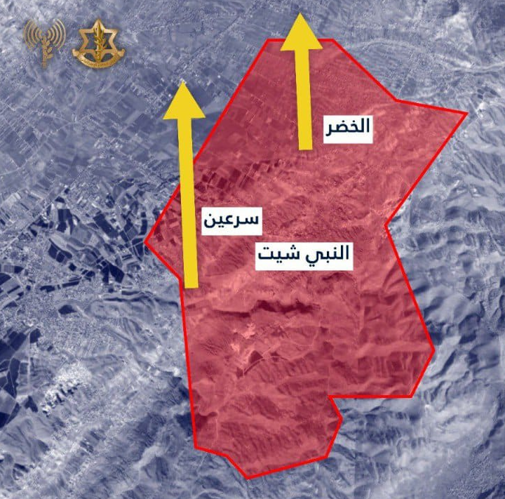 تهديد إسرائيلي جديد لسكان البقاع