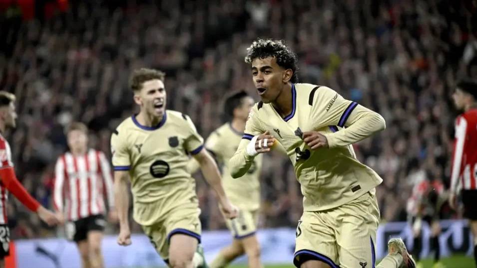 يامال يقود برشلونة الى فوز صعب على أتلتيك بلباو