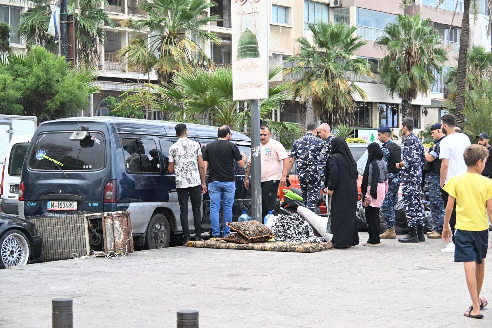 كم بلغت أعداد النازحين في مدينة صيدا؟