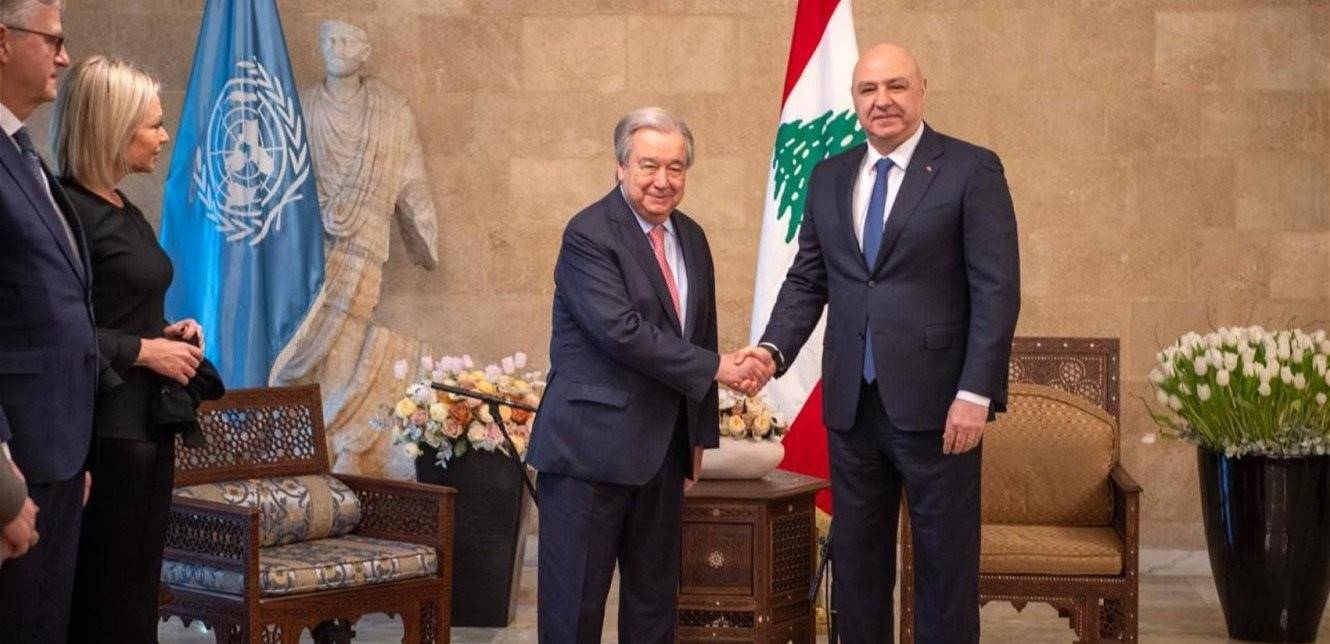 عون لغوتيريش: مستعدون للمفاوضات… وننتظر ردّ الطرف الآخر
