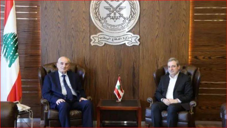 الأوضاع العامة في البلاد بين وزير الدفاع وأبو فاعور