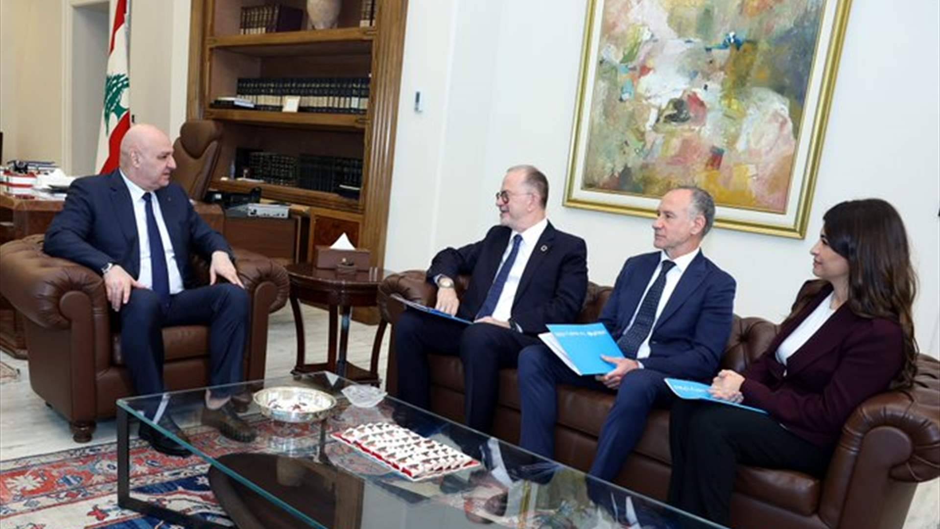 الأمين العام المساعد لـ"اليونيسيف" من بعبدا: نقف إلى جانب لبنان في هذه الظروف