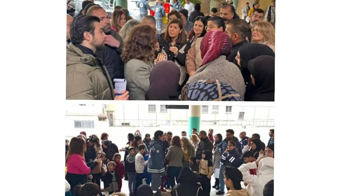 وزيرة السياحة تفقدت النازحين في سن الفيل وبرج حمود