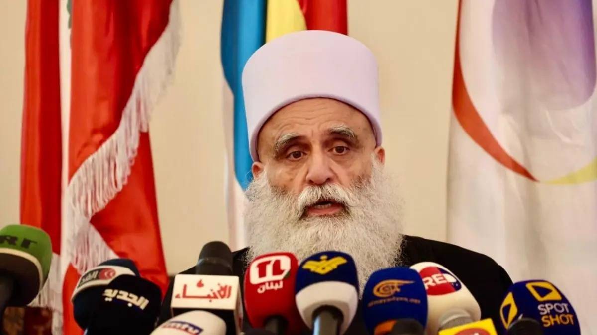 شيخ العقل يؤكد دعم الجيش ويشدّد على الوحدة الوطنية