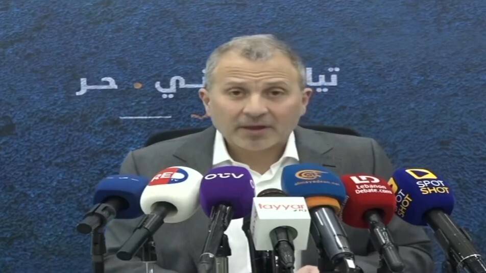 باسيل: الاقتتال الداخلي خط أحمر