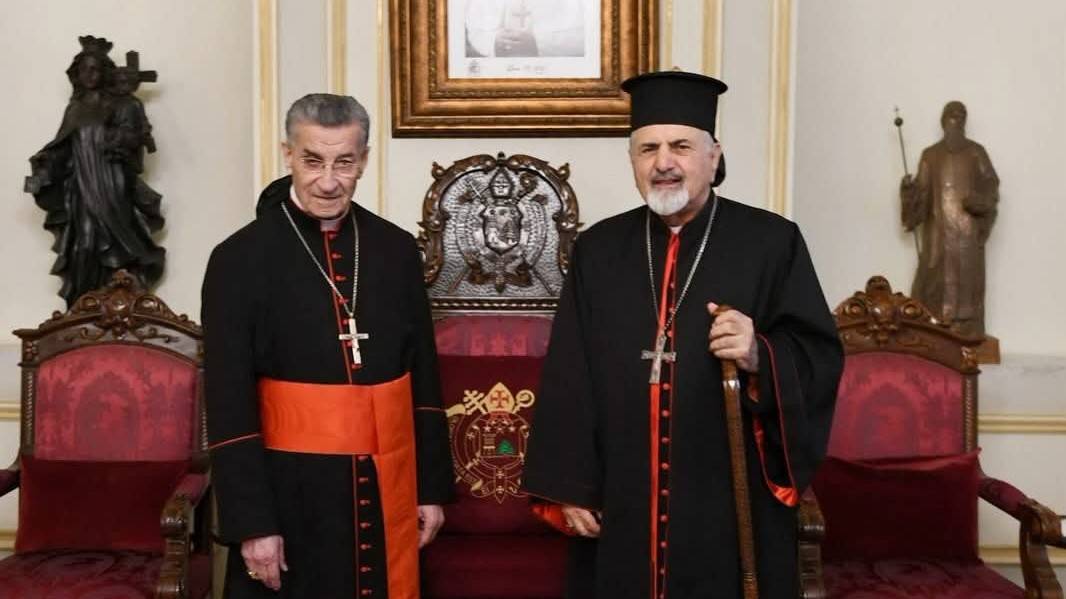 الراعي ويونان في بكركي: تأكيد على وحدة الكنائس والتعاون