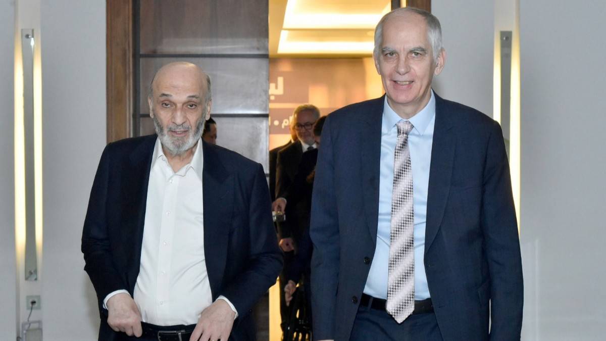 جعجع يستقبل السفير الفرنسي: مساعٍ فرنسية لمنع تفاقم التصعيد