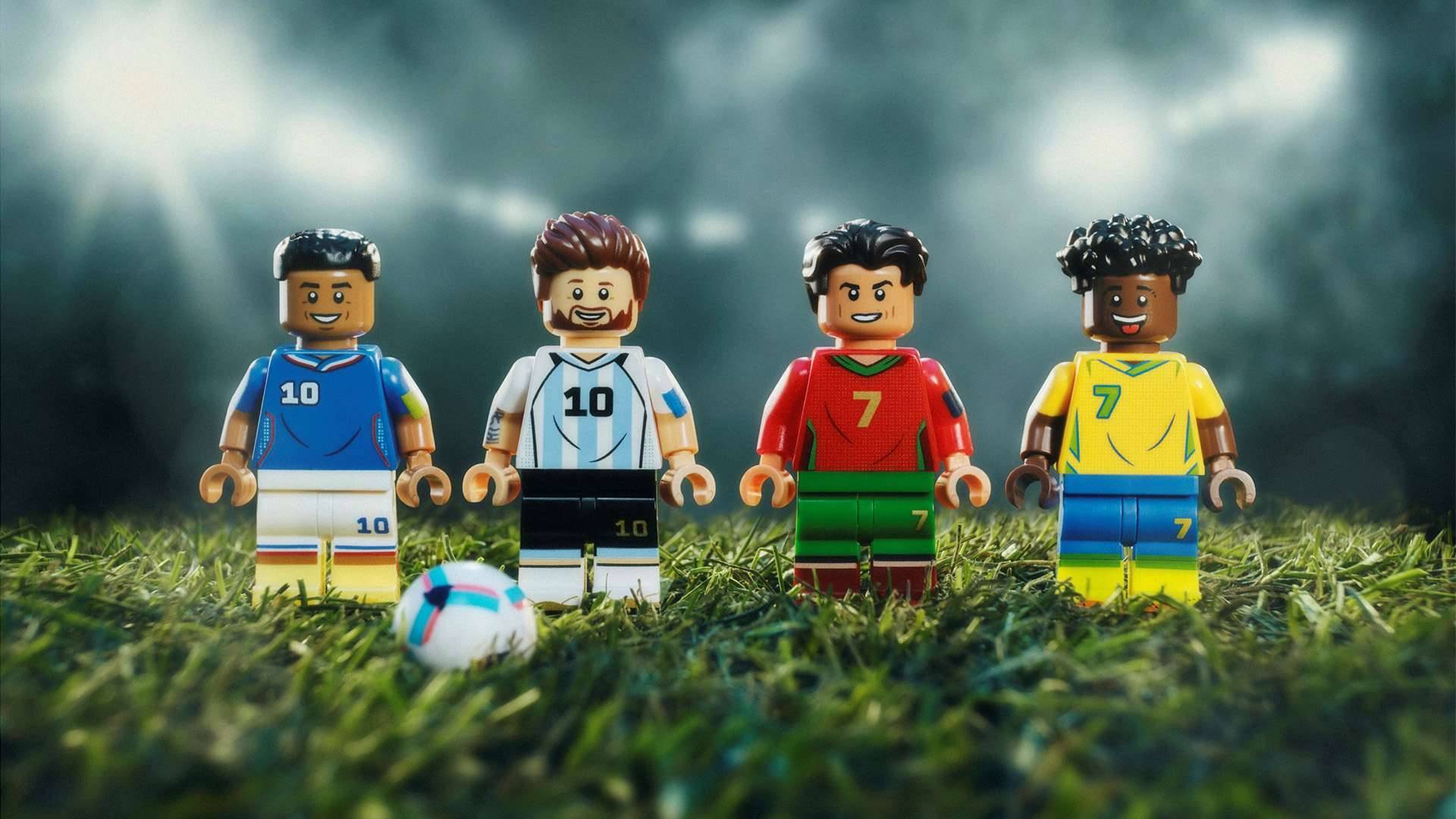 رونالدو وميسي ومبابي وفينيسيوس معا... اعلان "ليغو" قبيل كأس العالم