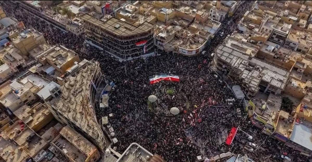 تظاهرات حاشدة في العراق رفضاً للعدوان الأميركي- الإسرائيلي
