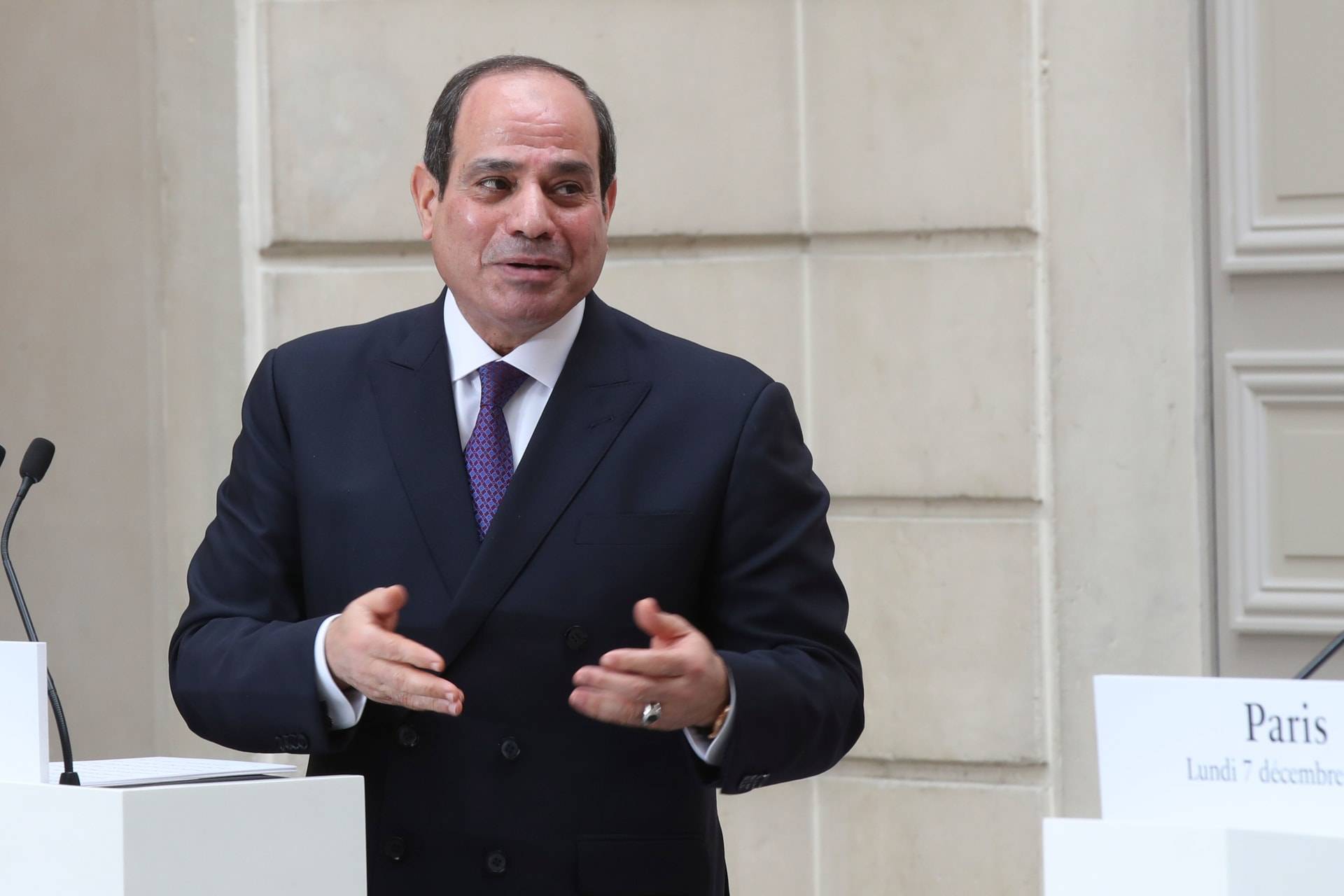 السيسي يأمل أن يُكلل هذا التطور باتفاق دائم ينهي الحرب