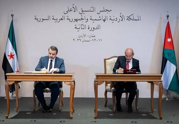 سوريا والاردن يوقعان 9 اتفاقيات لتعزيز التعاون الاقتصادي