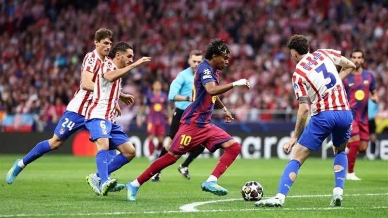 برشلونة خارج دوري الابطال رغم فوزه (2-1)
