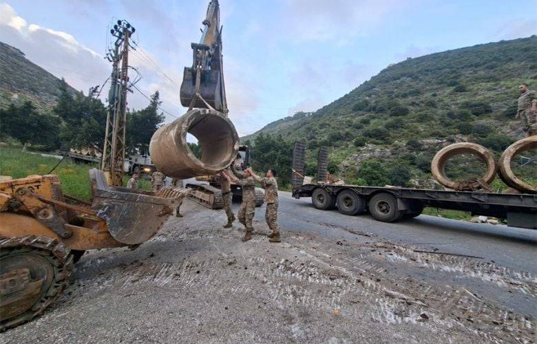 المصلحة الوطنية لنهر الليطاني تواصل أشغال تأهيل معبر في طيرفلسيه