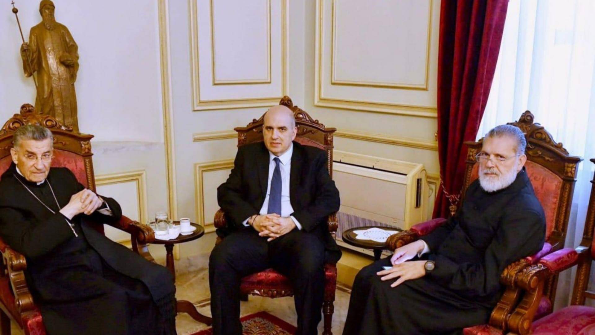 لحود يزور البطريرك الراعي في بكركي ويبحث أوضاع القطاع الزراعي