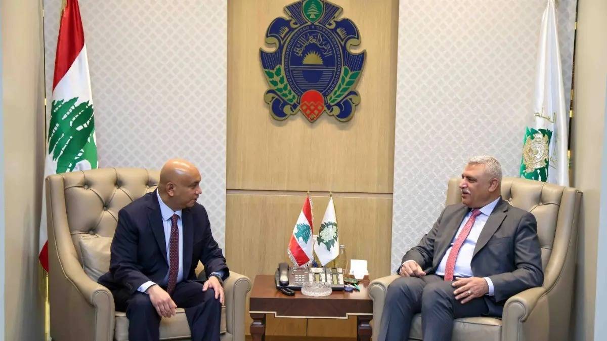 اللواء شقير استقبل السفير الكويتي الجديد