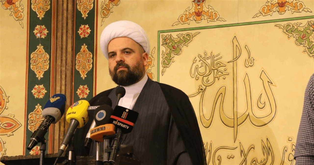 قبلان للسلطة السياسية: تحرقون لبنان وتتفرجون عليه