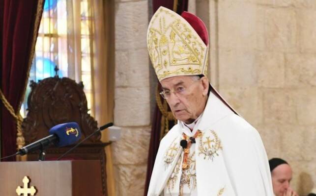 الراعي: لبنان ليس ساحة بل وطن
ونرفض الحرب ونتوق للسلام والى طرح السّلاح جانباً