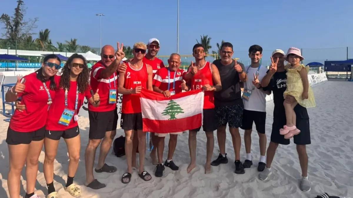 منتخب الكرة الطائرة الشاطئية الى ربع نهائي بطولة آسيا